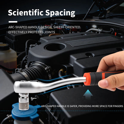 New Frosted Quick Ratchet Wrench Oil-resistant 72 Tooth Drive 1/4 3/8 1/2 Inch Socket Two-way Flying Wrench DIY Hand Repair Tool    Home Decor Supply | Online Retail | ShoreShopper.com