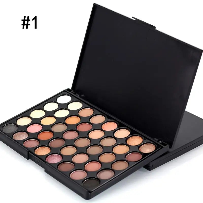 40/74/78 Colors Glitter Eyeshadow Palette Matte Waterproof Long Lasting Pressed Powder Cosmetics Kit  Fashion Women MakeUp Tools - ShoreCo.Shop
