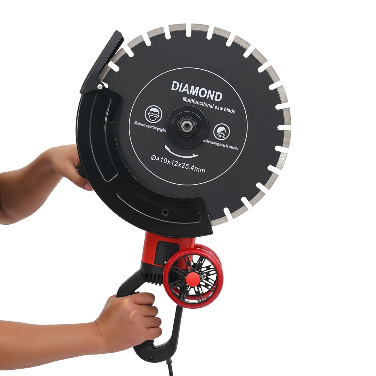 16In 4000W Electric Concrete Saw Brick Cutter Circular Saw Wall Slotting Groving with Saw Blade and Rolling Pulley 3000RPM    Home Decor Supply | Online Retail | ShoreShopper.com
