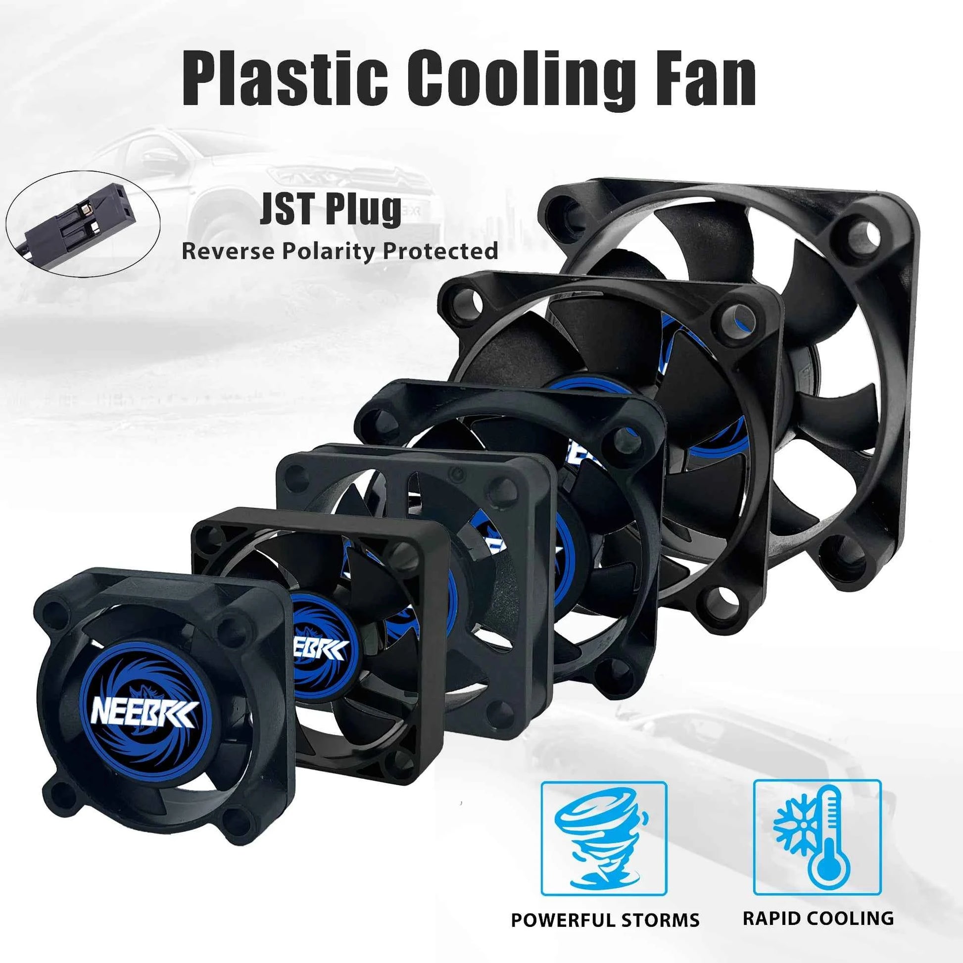 RC Motor Waterproof Fan 25/30/35/40/45/50mm 10000-30000RPM 5V-12V DC Rapid Cool Cooling Heatsink for Brushless Motor 28/36/42mm