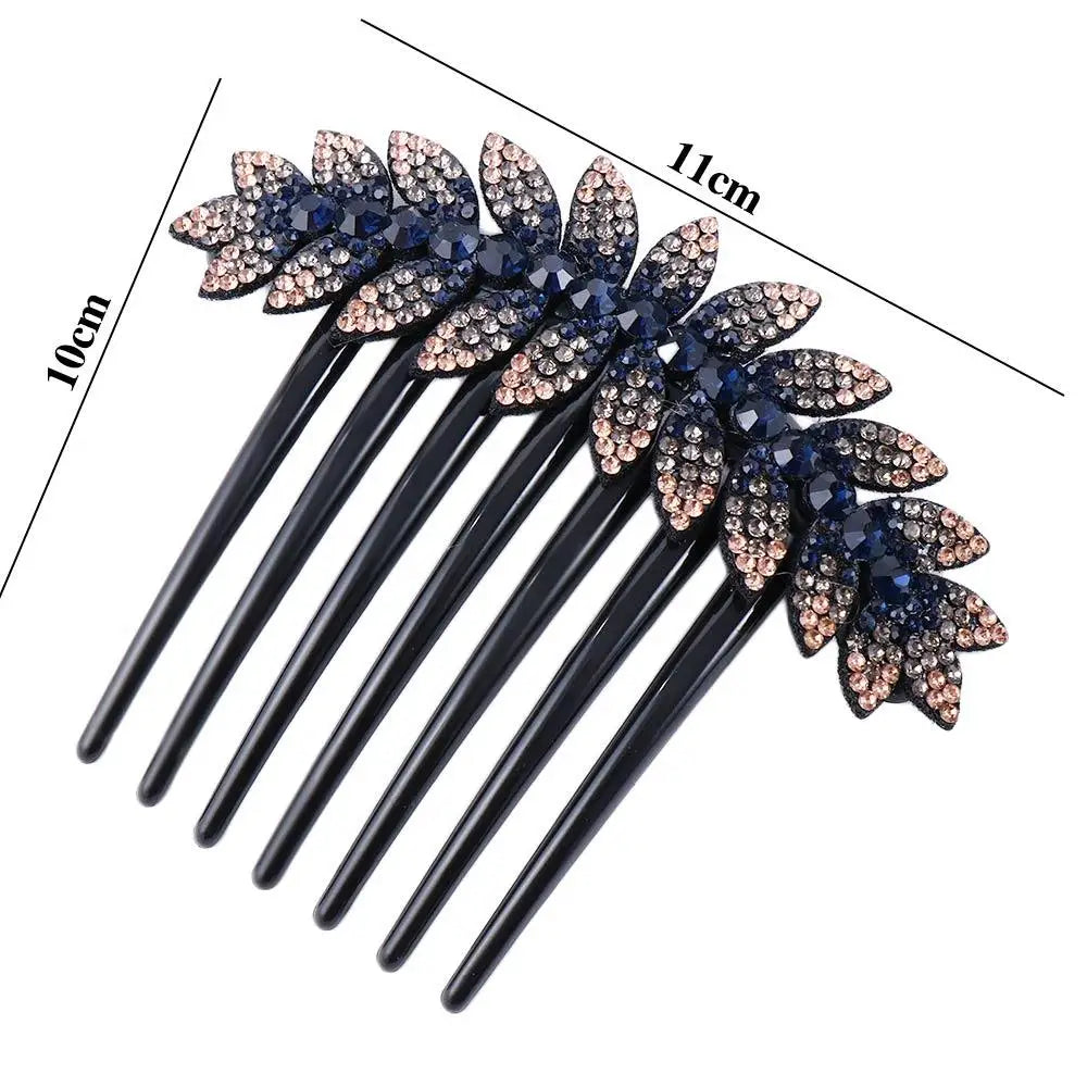 Headwear Elegant For Girls Ponytail Holder Flower Leaves Women Hair Comb Hair Claws Korean Barrettes Hair Clips    Your Coastal Marketplace | Shoreshopper.com