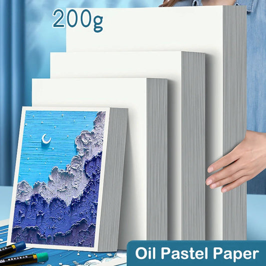 50 Sheets Art Supplies Oil Pastel Paper 200gsm Chalk Coloring Crayons Painting Books Acid Free Natural Colortones Drawing    Home Decor Supply | Online Retail | ShoreShopper.com