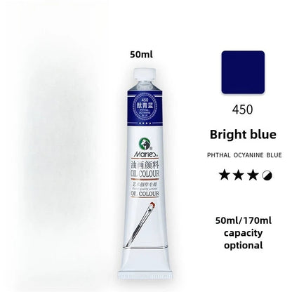 Maries Oil Paint 50ML Oil Painting Art Creation Pigment Large Oil Paint Paint Single Commonly Used 24 Colors    Home Decor Supply | Online Retail | ShoreShopper.com