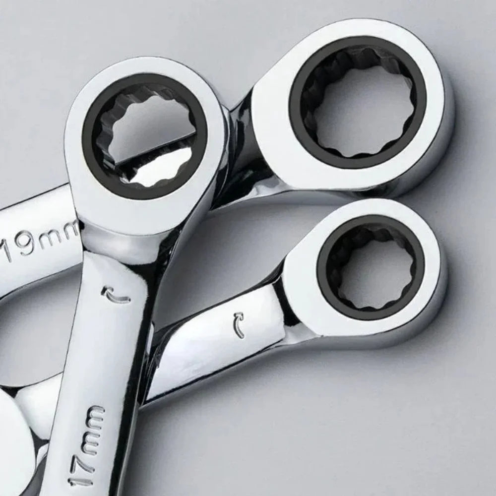 6-19mm Short Handle Quick Ratchet Wrench 72 Teeth Multi Functional Portable Short Dual-use Plum Blossom Small Wrench Hand Tools    Home Decor Supply | Online Retail | ShoreShopper.com