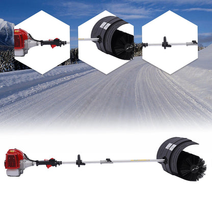 2.3HP 52CC Gas Power Walk Behind Sweeper, Hand-hold Snow Sweeper for Driveway Turf Artificial Grass    Home Decor Supply | Online Retail | ShoreShopper.com