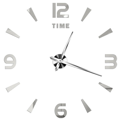 Large Wall Clock Quartz Needle 3D DIY 27" 37" or 47" Wall Clock    Home Decor Supply | Online Retail | ShoreShopper.com
