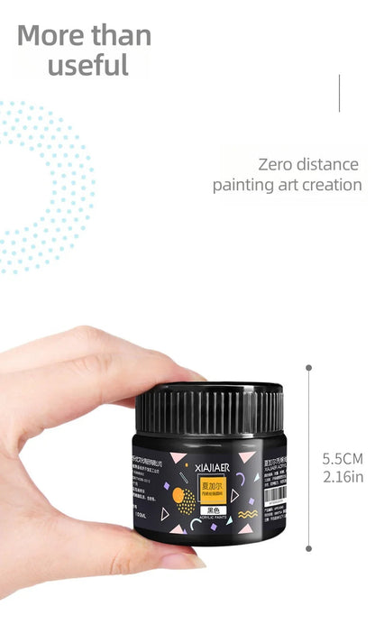 Acrylic paint 100ml hand-painted wall painting Graffiti Stone T-shirt tinned paint Studio multi-color acrylic paint    Home Decor Supply | Online Retail | ShoreShopper.com