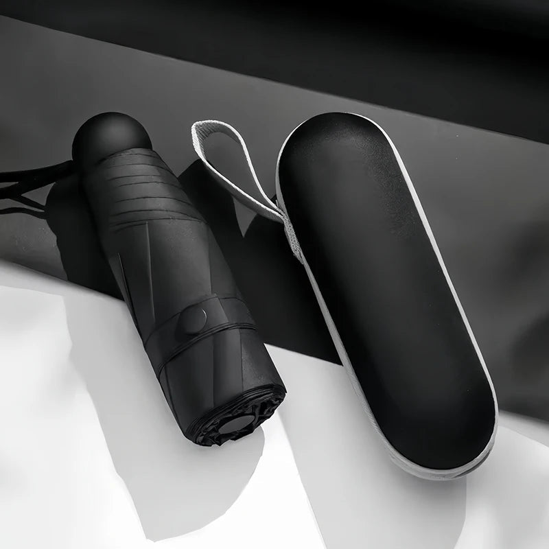 Ultralight Mini Capsule Sun Umbrella, And Compact Portable UV Protection Umbrella, Foldable Design Five-fold Sunshade    Your Coastal Marketplace | Shoreshopper.com