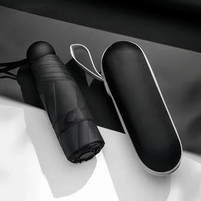 Ultralight Mini Capsule Sun Umbrella, And Compact Portable UV Protection Umbrella, Foldable Design Five-fold Sunshade    Your Coastal Marketplace | Shoreshopper.com