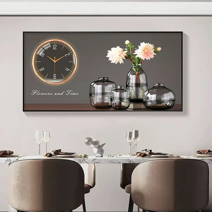 Large Size Aluminum alloy framed Artwork Wall Clock, Luxurious Muted Quartz Clock for Home Decor,living Room,bed Room Décor    Home Decor Supply | Online Retail | ShoreShopper.com