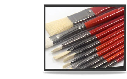 10 multi-functional artist paint brushes Bristle, wool, nylon hair Birch short rod acrylic oil painting gouache pens paint brush    Home Decor Supply | Online Retail | ShoreShopper.com