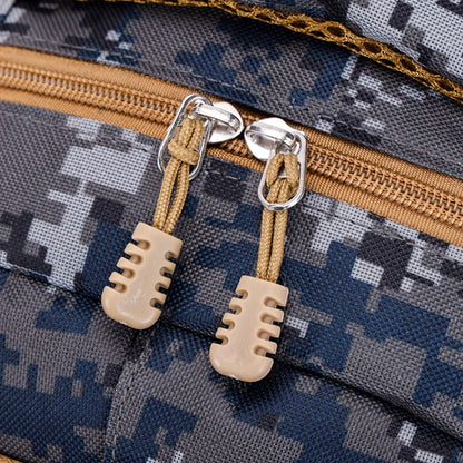 Camouflage large-capacity backpack - adjustable shoulder strap, outdoor theme style, zipper closure, ideal for hiking - ShoreCo.Shop