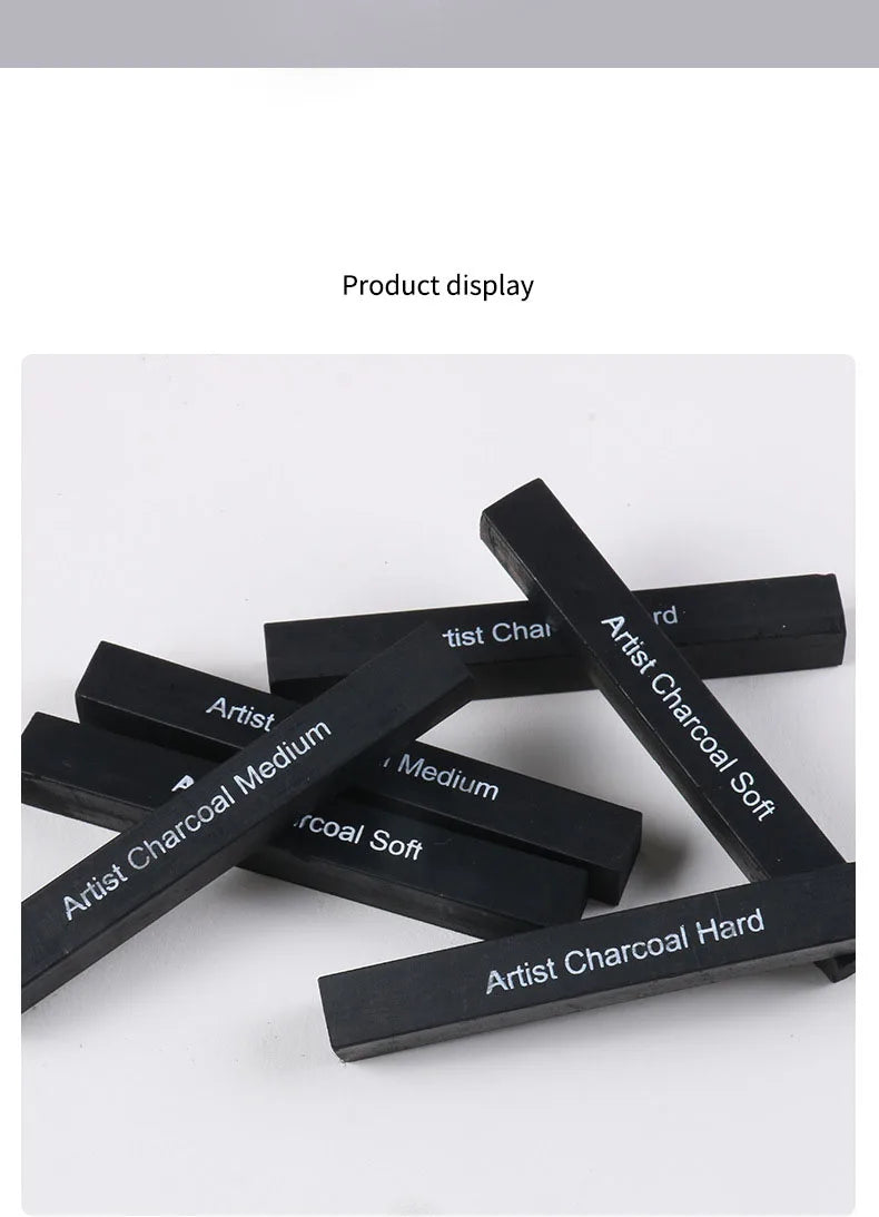 6pcs Set Square Sketch Carbon Stick Compressed Carbon Bar Drawing Carbon Pen Artist Drawing Carbon Bar Carbon Bar Art Supplies    Home Decor Supply | Online Retail | ShoreShopper.com
