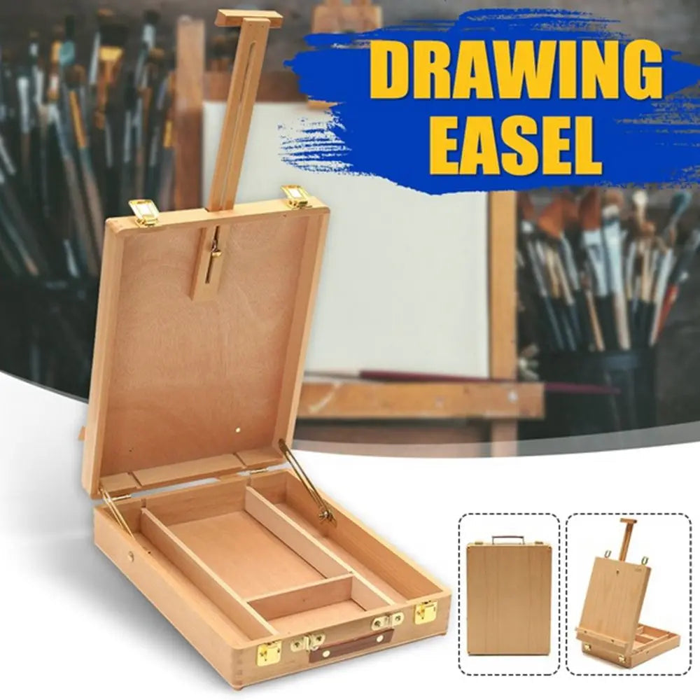 Artist Beech Drawing Supplies Desktop Art Oil Paint Easel Sketch Box Painting Supplies    Home Decor Supply | Online Retail | ShoreShopper.com