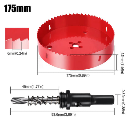 1pc 15-200mm M42 Bi-Metal Hole Saw HSS Drill Bit for Metal Iron Aluminum Stainless Plastic DIY Wood Cutter Tools    Home Decor Supply | Online Retail | ShoreShopper.com