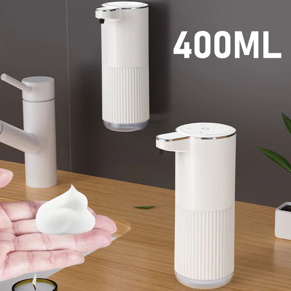 Automatic Soap Dispenser Touchless Foaming Soap Dispenser 400ml USB Rechargeable Electric Foam/Gel Soap Dispenser    Home Decor Supply | Online Retail | ShoreShopper.com