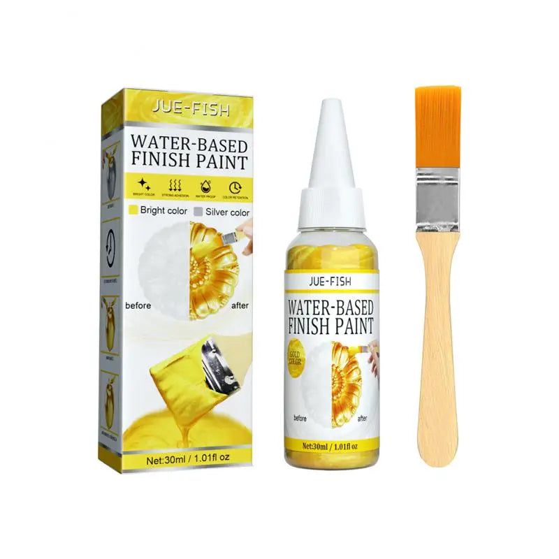 30ml Gold Paint Metallic Acrylic Paint Waterproof Not Faded For Statuary Coloring DIY Hand Clothes Painted Graffiti Pigments    Home Decor Supply | Online Retail | ShoreShopper.com