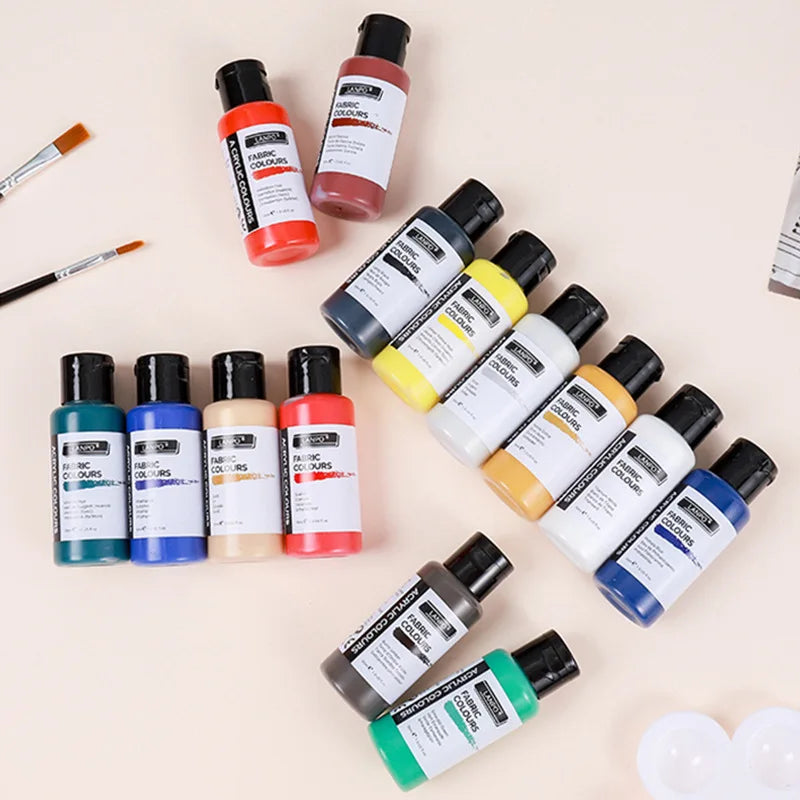 14-color /60ml paint set, beginner's art supplies for painting and doodling, paint palette, brush combination    Home Decor Supply | Online Retail | ShoreShopper.com