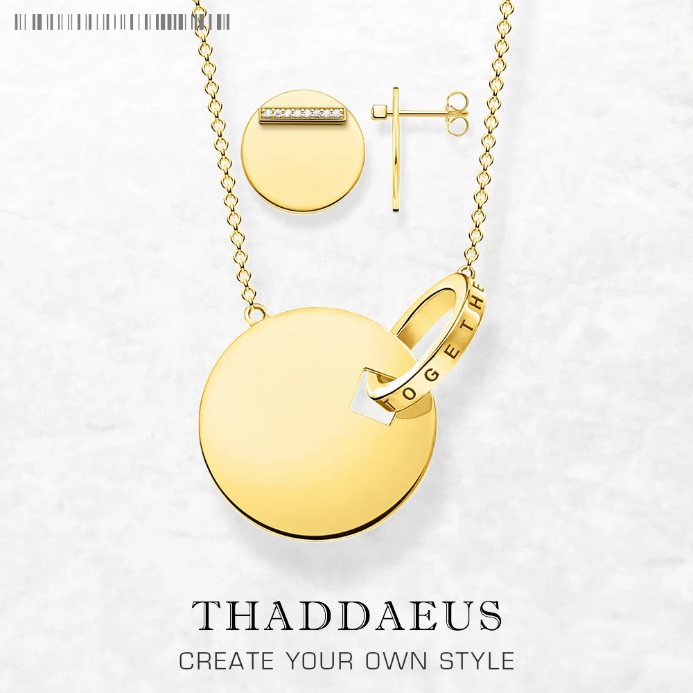 Necklace and Earring Jewelry Set Round Ornament Brand New 925 Sterling Silver Together Forever Trendy Gift For Women    Home Decor Supply | Online Retail | ShoreShopper.com