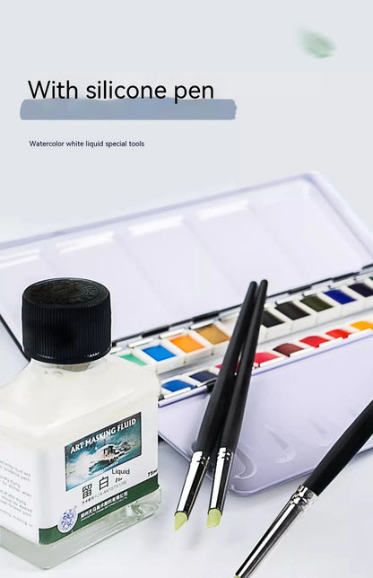 Art Masking Fluid White Latex Pigment Covering Liquid Painting Beginner Watercolor Paint Quickly for Ink Gouache Crafts Supplies    Home Decor Supply | Online Retail | ShoreShopper.com