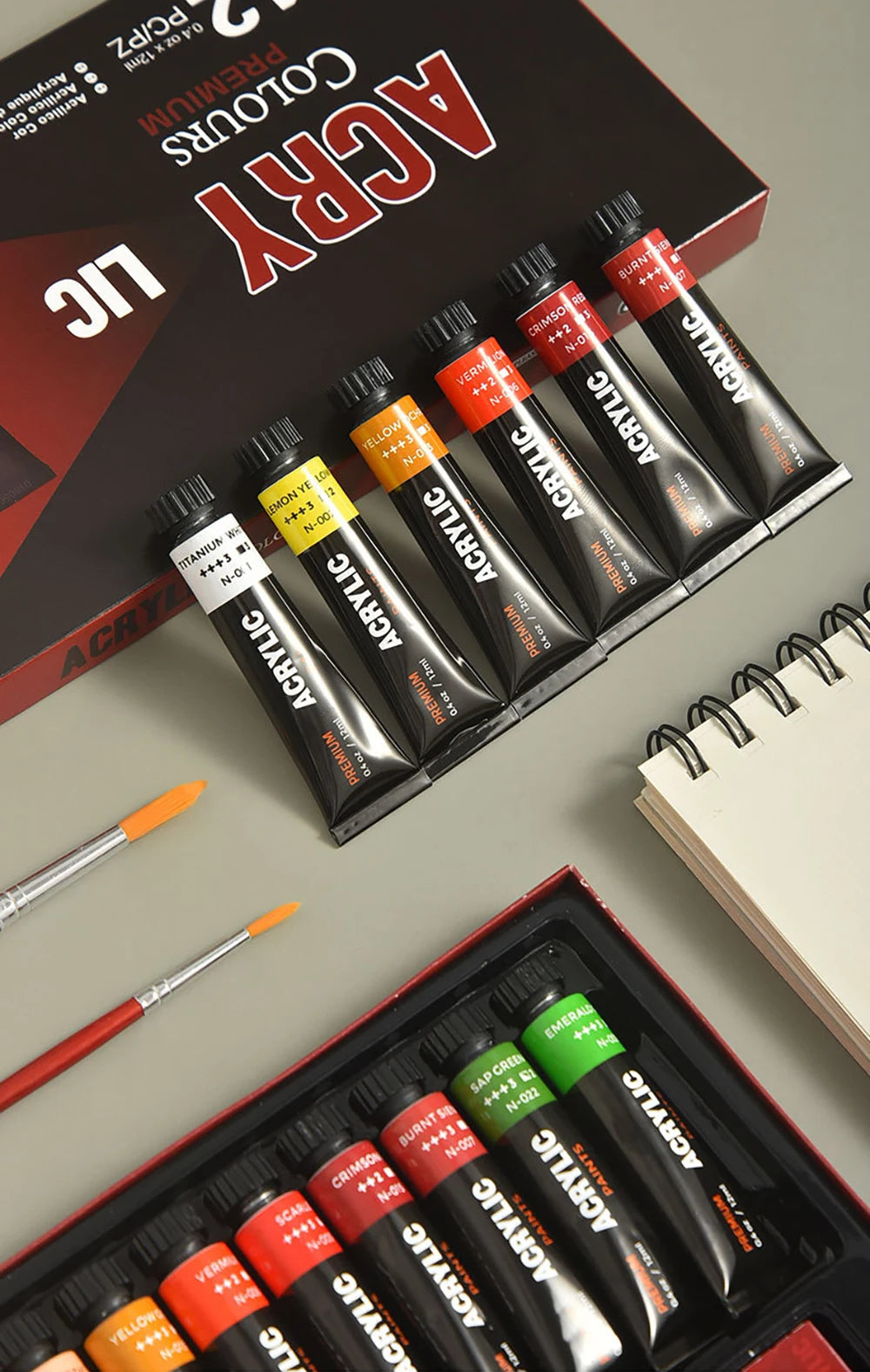 30 color acrylic pigment aluminum tube set painting graffiti DIY art paint    Home Decor Supply | Online Retail | ShoreShopper.com