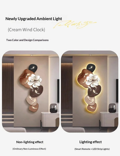 Wall Clock Modern Minimalist Nine Koi Fish Large Silent Wall Clock Home Decor Living Room Bedroom TV Background No Drilling    Home Decor Supply | Online Retail | ShoreShopper.com