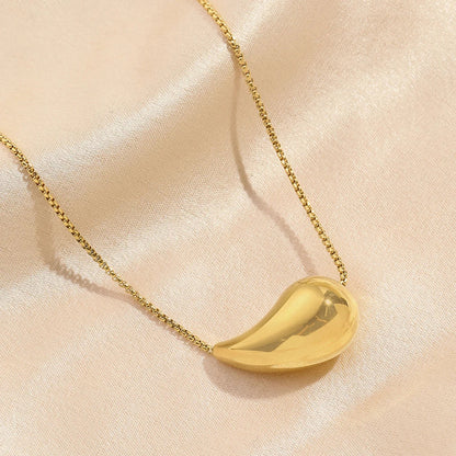 2-Piece Elegant Stylish Gold Drop Jewelry Set With High-End Earrings And Necklace Combination Suitable For Woman Daily Wear    Home Decor Supply | Online Retail | ShoreShopper.com