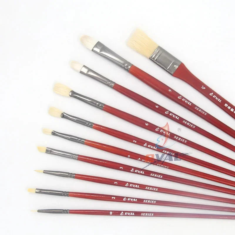 10 multi-functional artist paint brushes Bristle, wool, nylon hair Birch short rod acrylic oil painting gouache pens paint brush    Home Decor Supply | Online Retail | ShoreShopper.com