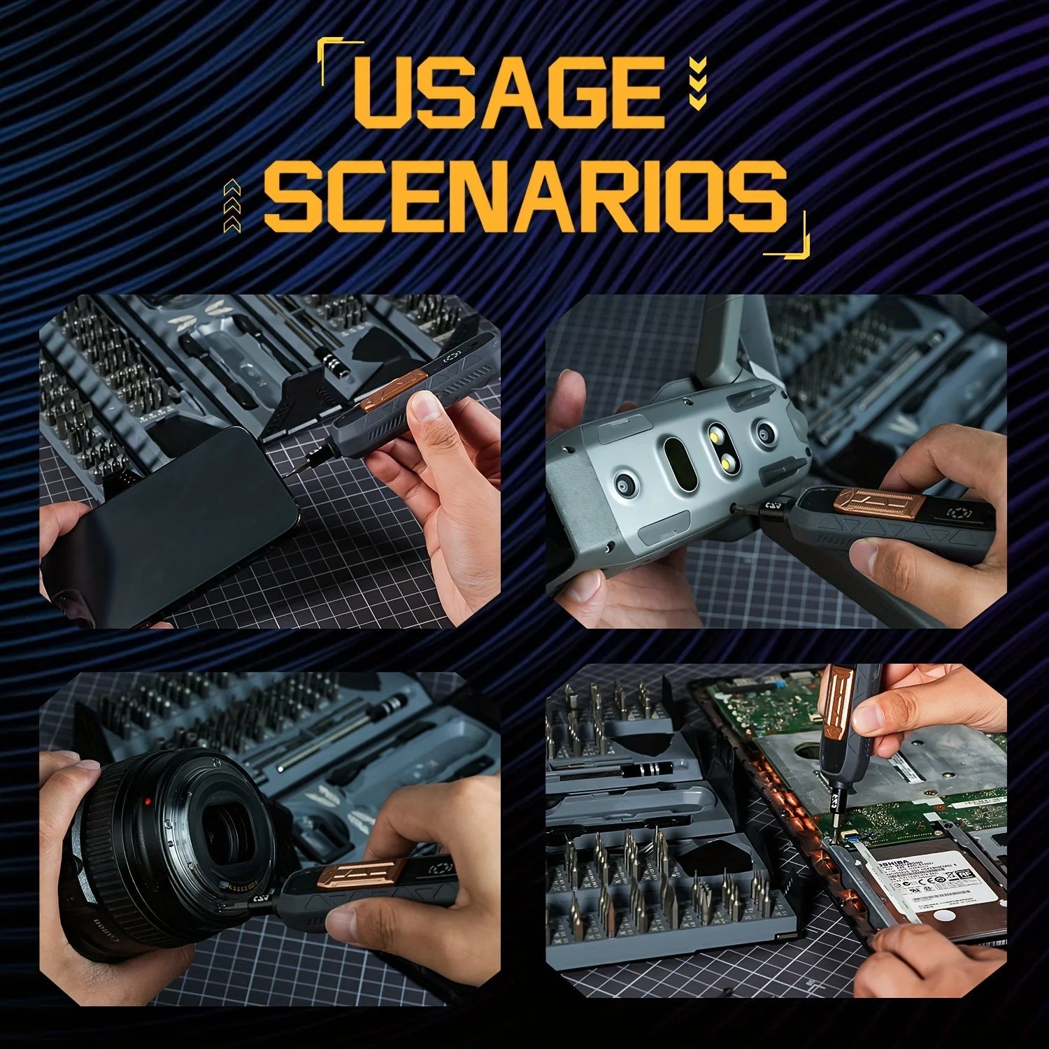 180 in 1 Precision Manual  Multifunctional Screwdriver Set Magnetic Phillips Bits Mobile iPhone & PC & Glasses Repair Tool Gift    Home Decor Supply | Online Retail | ShoreShopper.com