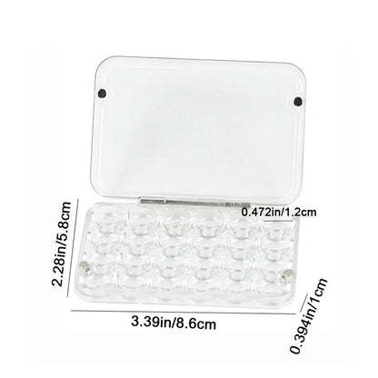 Art Supplies 24 Grids Mini Watercolor Palette Transparent Empty Watercolor Paint Tray Sealed Acrylic Paint Box Student Outing    Home Decor Supply | Online Retail | ShoreShopper.com