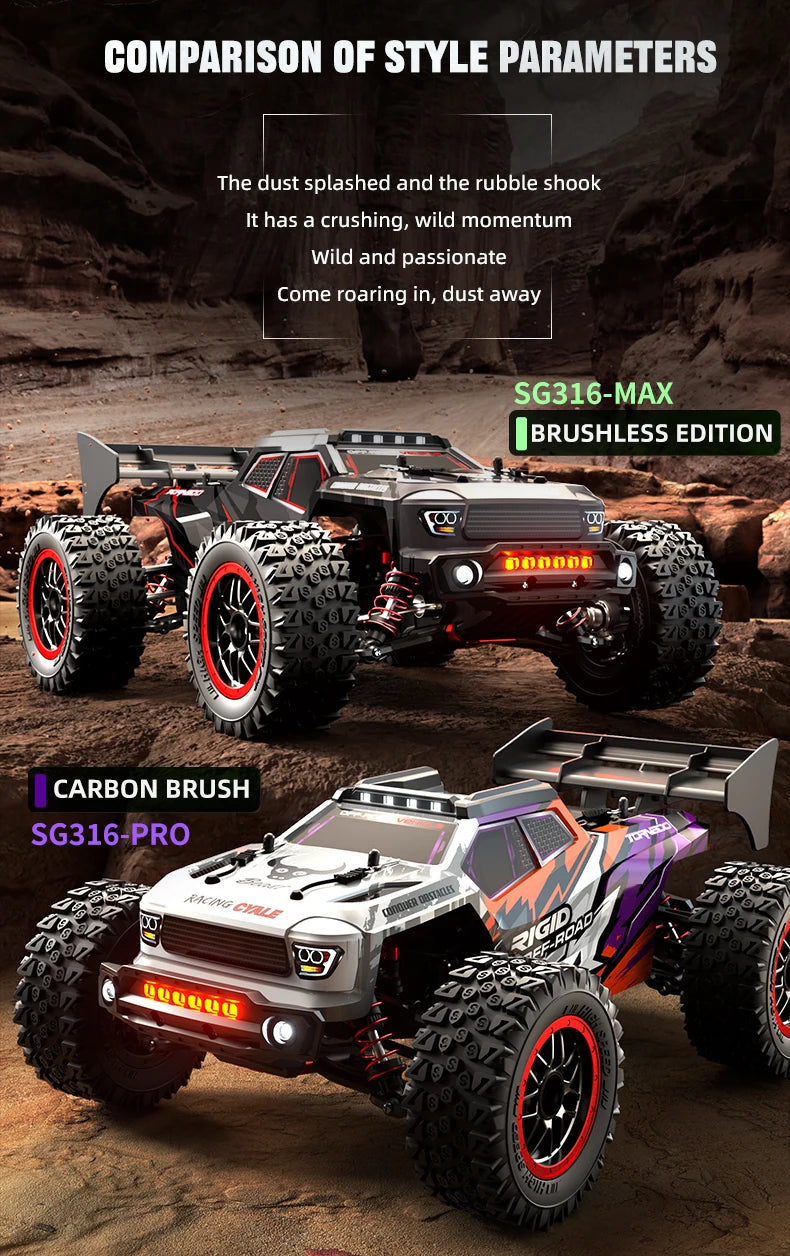 ZLL SG116 MAX 1:16 High Speed Drift Racing Car 80KM/H 4WD Off-Road Drift Remote Control Car SG316 Max Brushless Motor RC Car    Home Decor Supply | Online Retail | ShoreShopper.com