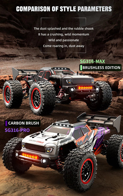 ZLL SG116 MAX 1:16 High Speed Drift Racing Car 80KM/H 4WD Off-Road Drift Remote Control Car SG316 Max Brushless Motor RC Car    Home Decor Supply | Online Retail | ShoreShopper.com