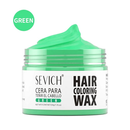 SEVICH Hair Colour Wax Temporary DIY Hair Coloring Wax One-Time Long Lasting Hair Dye Mud Cream Christmas Hair Styling Products - ShoreCo.Shop