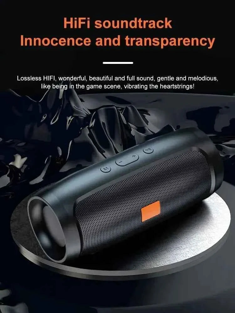 Speakers Wireless Stereo HD Sound Bluetooth 5.0 Portable IP65 Waterproof AUXLong Battery Dual PairingDurable TravelOutdoor