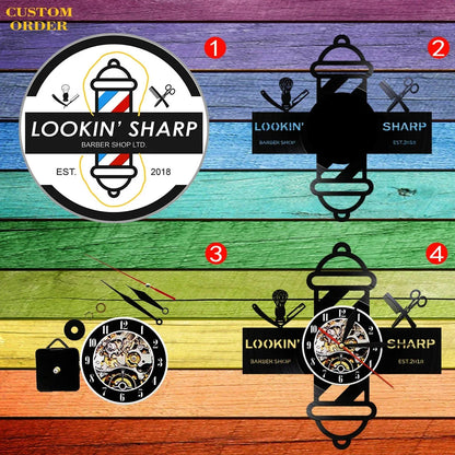 The Kitchen The Heart Of The Home Inspired Vinyl Record Clock Modern Design Vinyl Wall Watch Kitchen Decor Noiseless Timepieces    Home Decor Supply | Online Retail | ShoreShopper.com