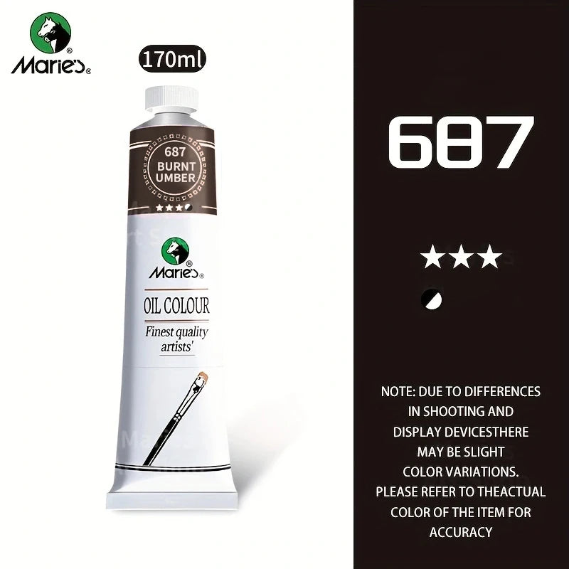 Marie's Oil Paint 170ml/5.95oz Large Tube,Art Supplies for Canvas Painting,Egg,Graffiti,Fabric,Stone,Leather,Wood,Ceramic    Home Decor Supply | Online Retail | ShoreShopper.com