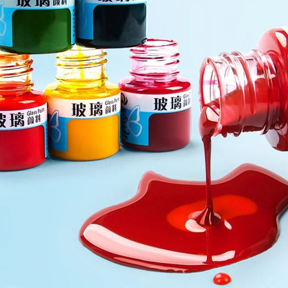 Stain Glass Paint,Non-Toxic Window Paint,Permanent Glass Paint,Stained Glass Art Paint,Glass Painting for Window Gallery    Home Decor Supply | Online Retail | ShoreShopper.com