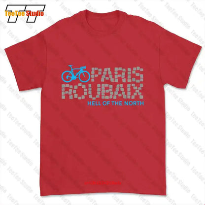 Paris Roubaix Hell Of The North Cycling T-shirt Tee NEZO    Home Decor Supply | Online Retail | ShoreShopper.com