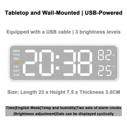 Mirror Brushed Finish Wall Clock Premium Modern Home Wall Clock    Home Decor Supply | Online Retail | ShoreShopper.com