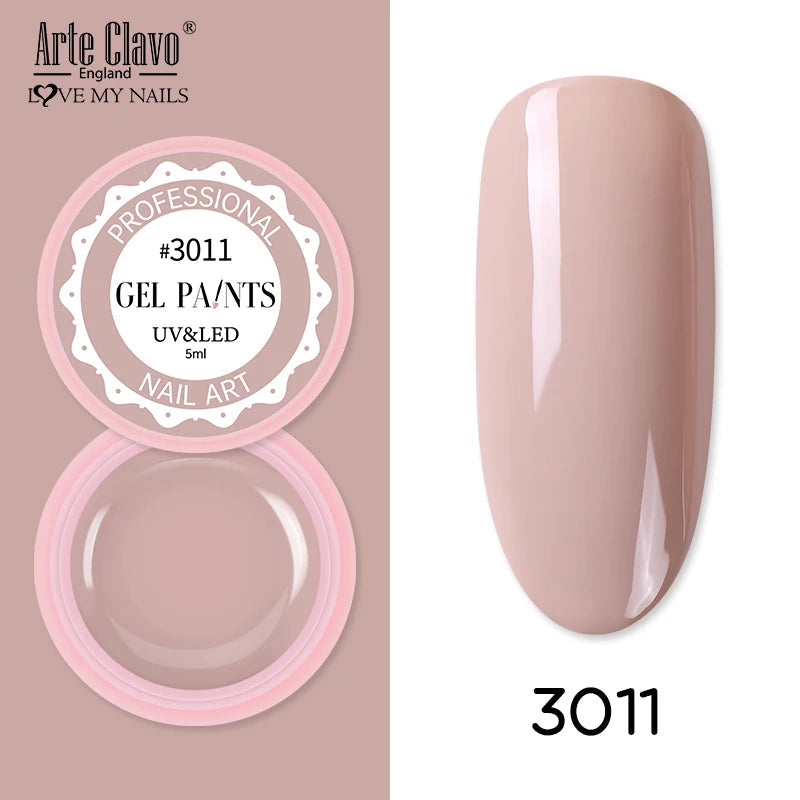 Arte Clavo Painting Gel 72 Colors 5ml Professional Nail Paint Color Gel Polish For Nail Art UV Gel Lacquer Gel Top Coat Manicure    Home Decor Supply | Online Retail | ShoreShopper.com