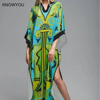 New Beach Cover Up Lady Loose Dress Long Robe Holidays Beachwear Beach Tunic Long Pareos Bikinis Cover Ups Women Beach Outfits    Your Coastal Marketplace | Shoreshopper.com