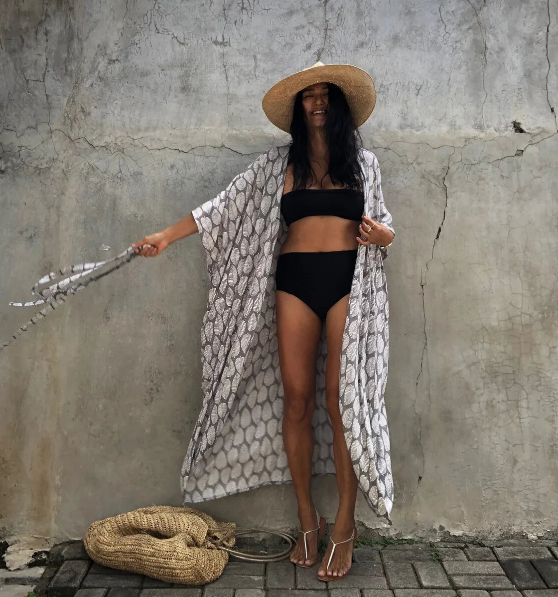 Beach Dress Tunic Cover up Embroidery Kaftan Saida de Praia Women Bikini Cover-up Pareo Sarong Beachwear    Your Coastal Marketplace | Shoreshopper.com