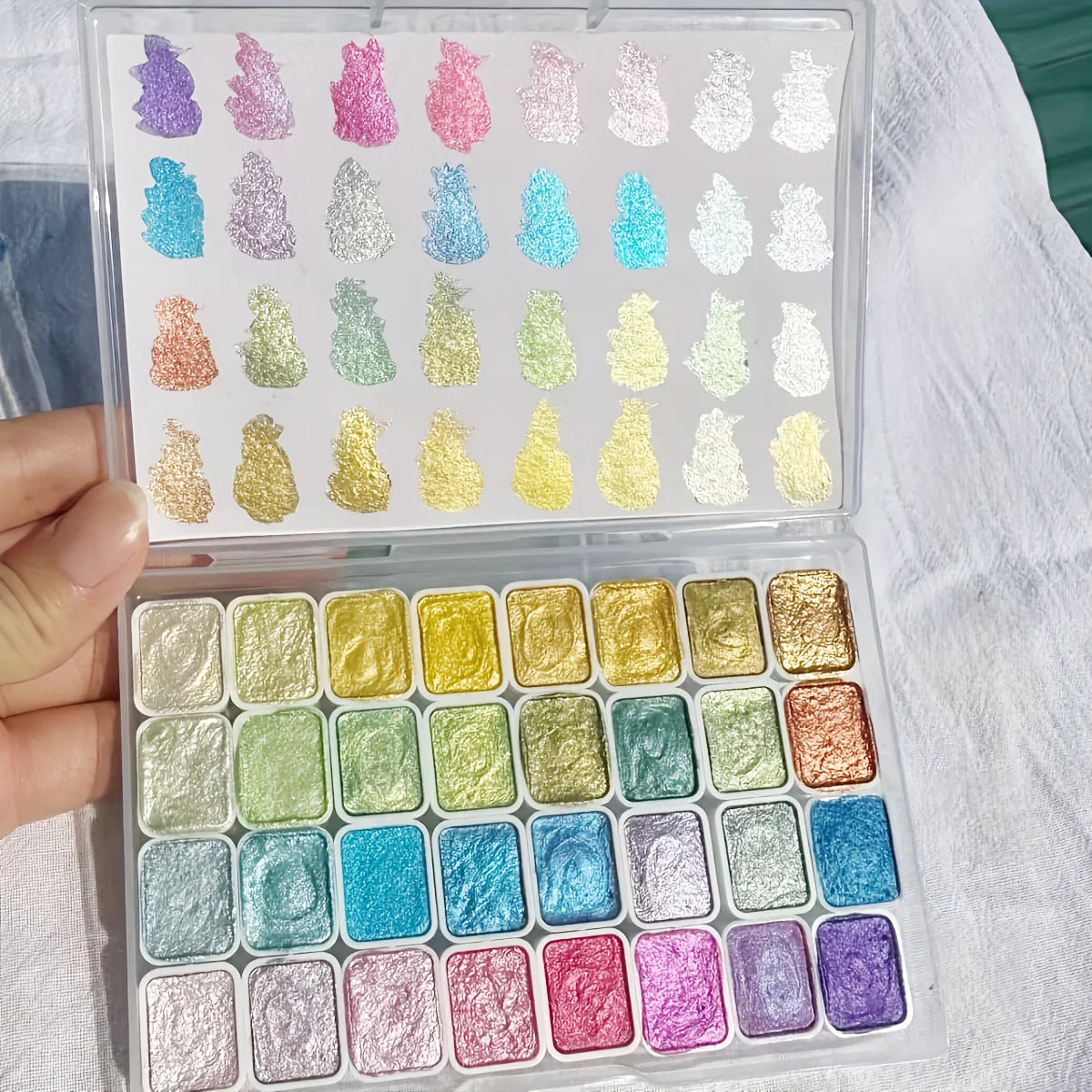 32-Color Metallic Paint Collection – Fresh Pastels to Deep Retro Shades, Bring Luster to Every Unique Artistic Expression    Home Decor Supply | Online Retail | ShoreShopper.com