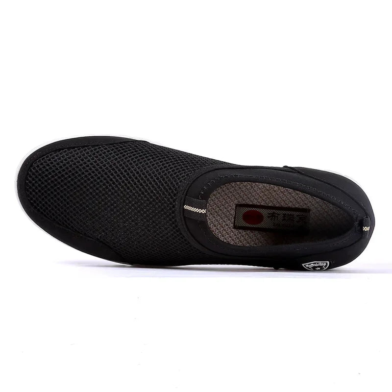 2023 Summer Mesh Shoe Sneakers for Men Shoes Breathable Men's Casual Shoes Slip-On Male Shoes Loafers Casual Walking Sneakers - ShoreCo.Shop