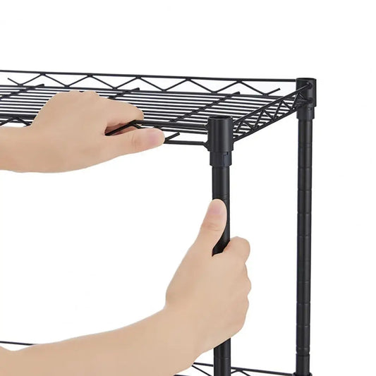 Detachable Storage Rack Corrosion Resistant 3 Tiers Strong Load Bearing Adjustable Shelf for Kitchen Bathroom Book Spice Storage    Home Decor Supply | Online Retail | ShoreShopper.com