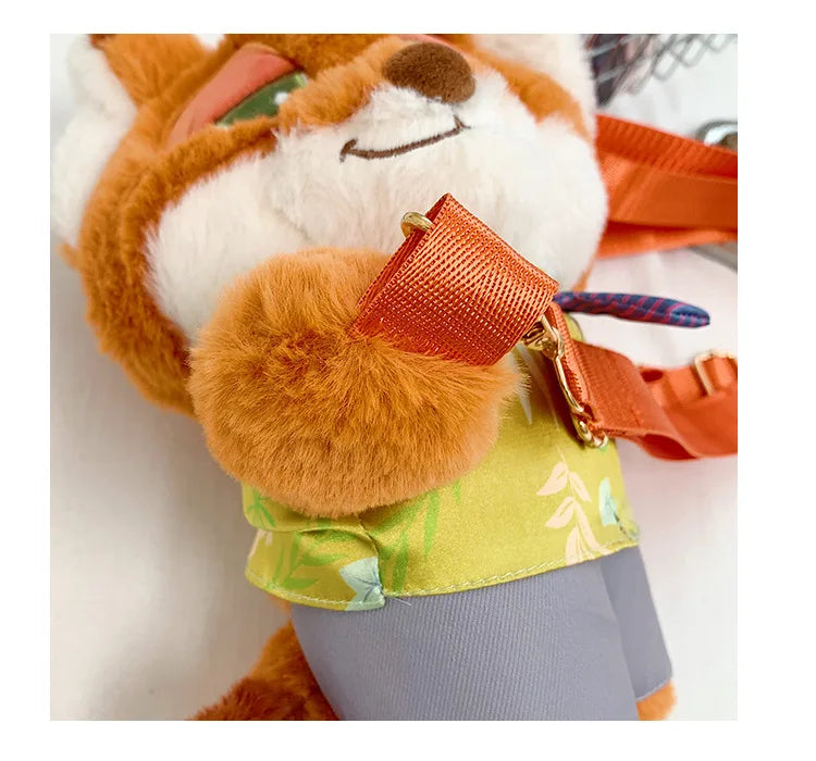 New Zootopia Doll Crossbody Bag Cartoon Judy Hopps Shoulder Bag Holiday Gift Large Capacity Portable Storage Commuter Bag - ShoreCo.Shop