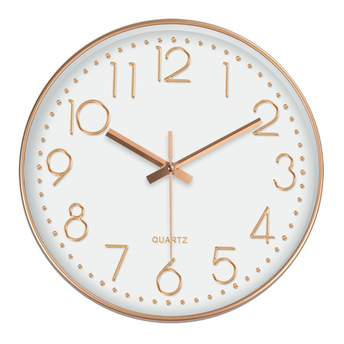 Minimalist Quartz Wall Clock Cubic Digital Clock Modern Style Silent Non Ticking Living Room Bedroom Office Clock 8/10/12 Inch    Home Decor Supply | Online Retail | ShoreShopper.com