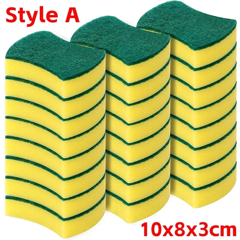 Highly absorbent double-sided sponge magic cleaning pot rust sponge cleaning brush kitchen cleaning tool    Home Decor Supply | Online Retail | ShoreShopper.com