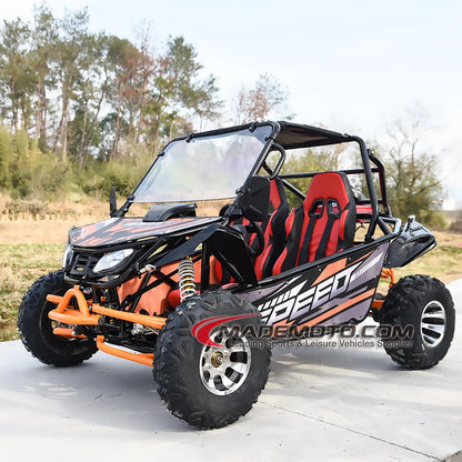 Adult Gas Off Road Go Kart 4 Wheel Two Seat Buggy for Sale Entertainment Equipment Outdoor Go-Karting At The Amusement Park - ShoreCo.Shop