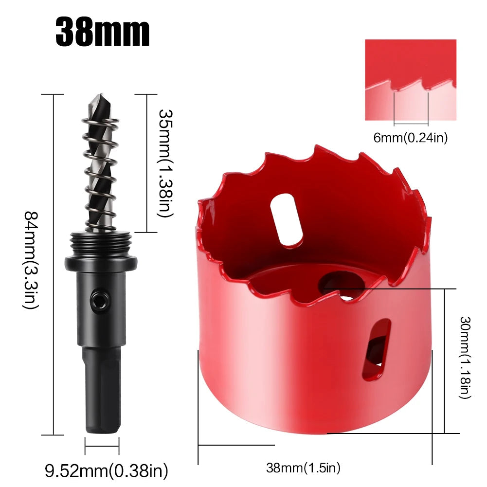 1pc 15-200mm M42 Bi-Metal Hole Saw HSS Drill Bit for Metal Iron Aluminum Stainless Plastic DIY Wood Cutter Tools    Home Decor Supply | Online Retail | ShoreShopper.com